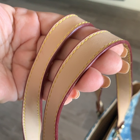 blue fabric tote - Picture 7 of 10